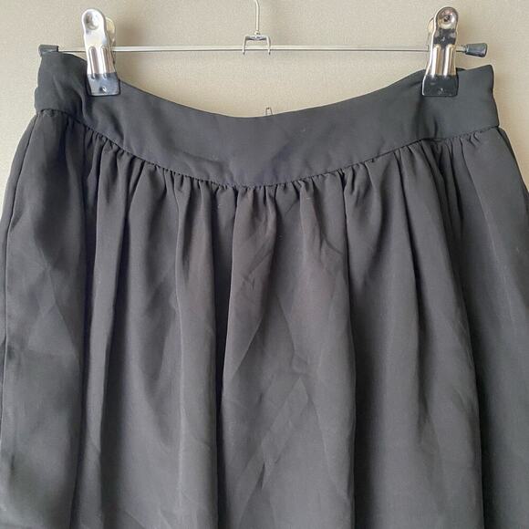 H&M sz 4 black flare summer‎ mini skirt - Picture 7 of 7